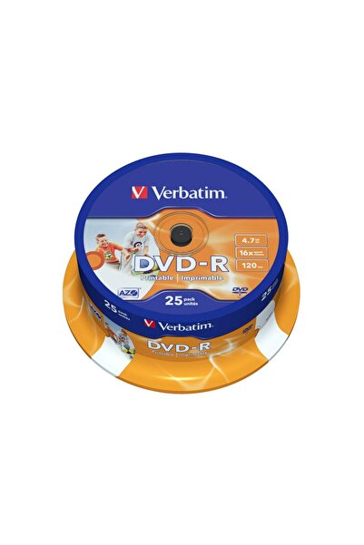 Verbatim DVD-R imprimabile 25/SET 4.7GB 16X 43538