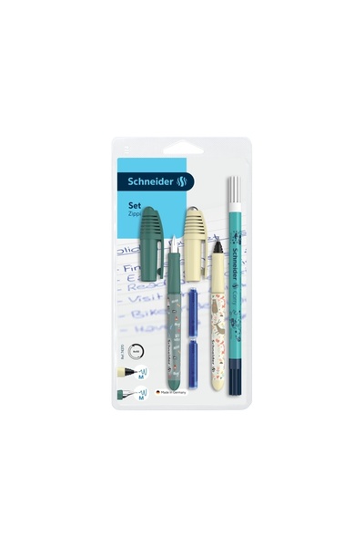 SCHNEIDER Σετ στυλό + στυλό roller Zippi + μύτη Corry + 2 ανταλλακτικά/συσκευ...
