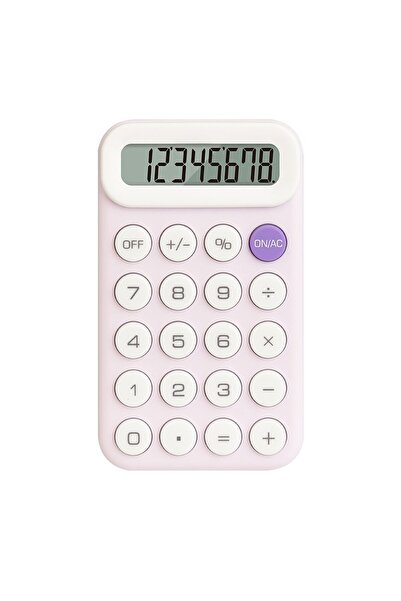 Deli Calculator de buzunar cu 8 cifre M10 Pink Deli