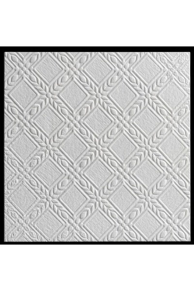 8 Adet Elisa Tavan & Duvar Kaplama Köpüğü 50x50 cm • 1 cm