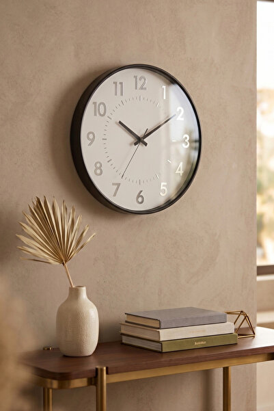 Frapan Home GLX 42 Cm Premium Dekoratif Duvar Saati Sessiz Mekanizmalı Büyük ...