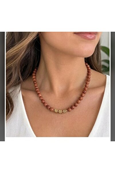 Leyandoğaltaş Star Stone Natural Stone Necklace – Handmade Design Necklace – ...