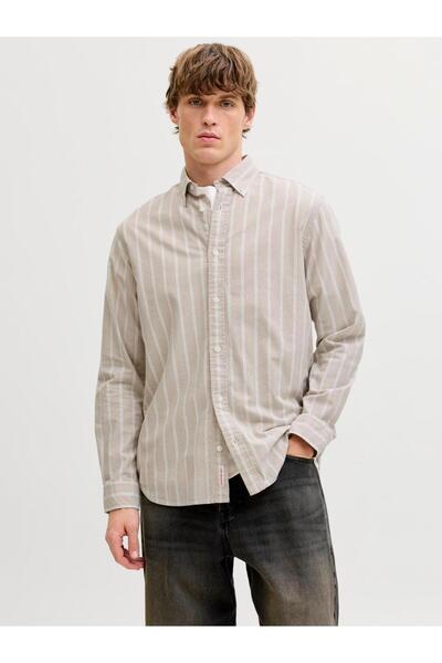 Jack & Jones Erkek Oxford Kumas Uzun Kollu Gömlek - Harvey