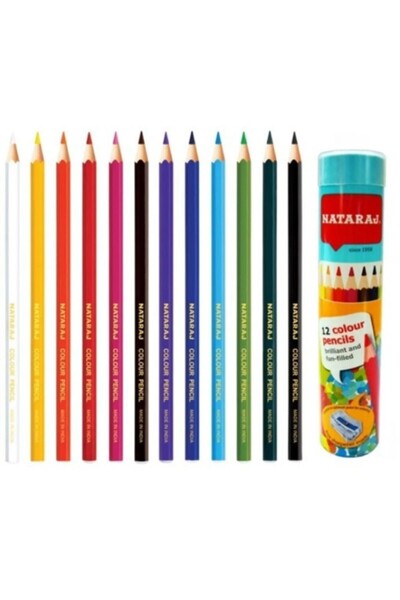 Nataraj 12 Colors Dry Paint