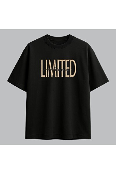 KEYFHOME Ediție limitată Tricou unisex cu broderie scrisă 100% bumbac