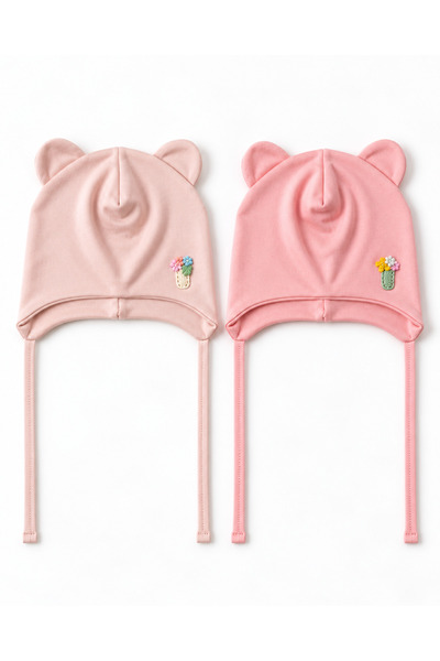 greenmoss 100% cotton twin baby beanie