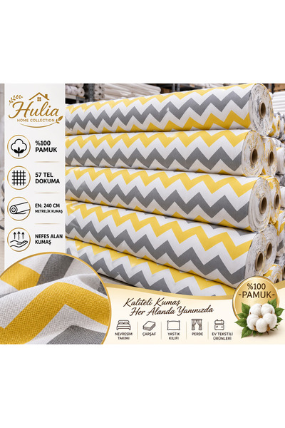 Loova Kumaş''Nevresimlik-çarşaflık-yastıklık'' %100 Pamuk 240 cm en desenli c...