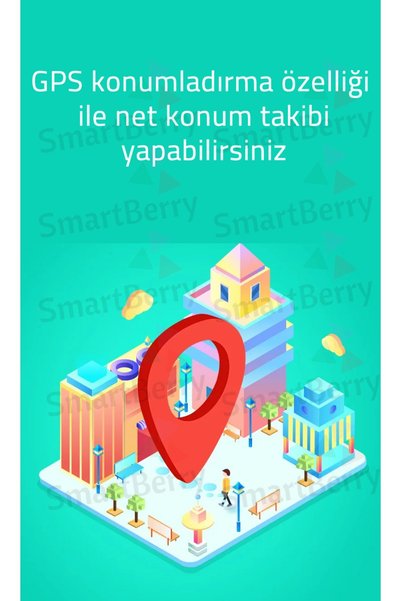 Smartberry Z50 Görüntülü Görüşme Gps Wıfı Net Konum Gizli Dinleme Akıllı Çocuk Takip Saati Sim Kartlı- Yeşil