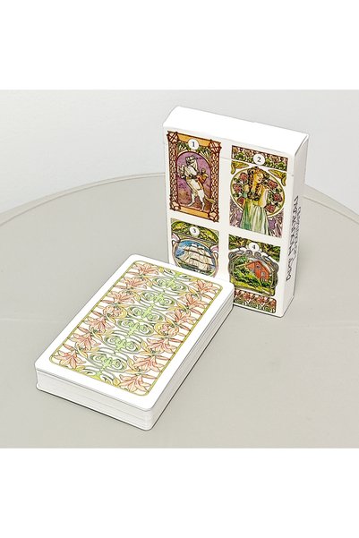 Choice WHITE Art Nouveau Lenormand Deck Oracle 36 Pcs Lenormand Cards In Perf...