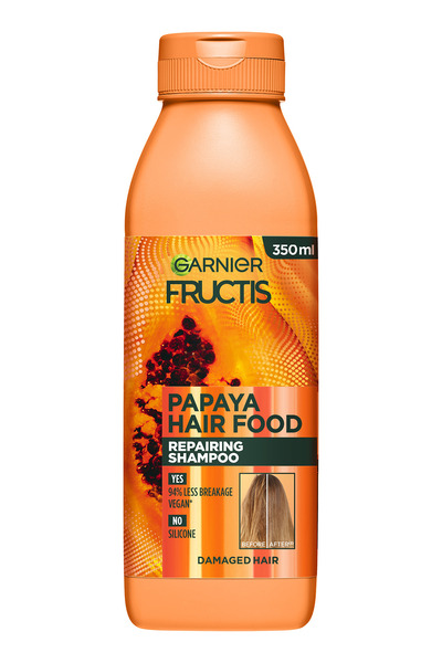 Garnier Sampon Garnier Fructis Hair Food Papaya pentru parul deteriorat, 350 ml