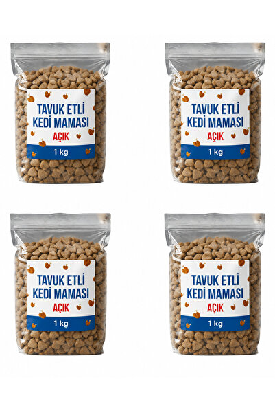 Tavuklu Kedi Maması – Sokak Hayvanları Için Ekonomik Çözüm - 4 Kg (Paketsiz kedi maması)