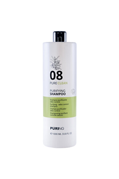PURING 08 Pureclean Purifying Shampoo with Nettle and Rosemary for Oily and D...