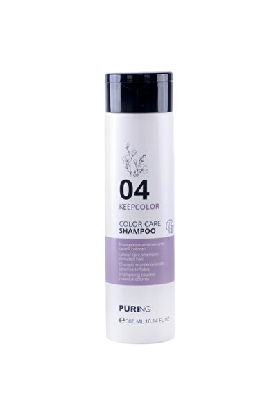 PURING 04 Keepcolor Color Preserving Shampoo with Flaxseed Oil and Vitamin E ...
