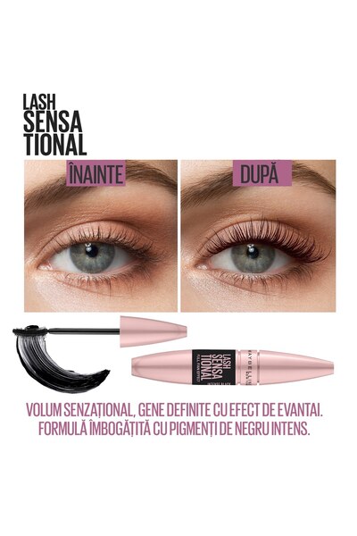 Maybelline New York Rimel Maybelline New York Lash Sensational Ultra Black, 9,5 ml