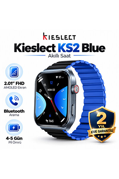 Kieslect ساعة ذكية kieslect ks 2 - أزرق داكن