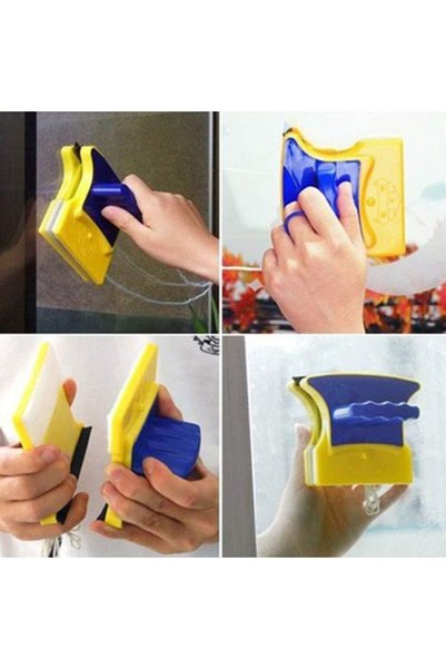 Vivendo Dispozitiv magnetic pentru sticla, Magic Window Cleaner