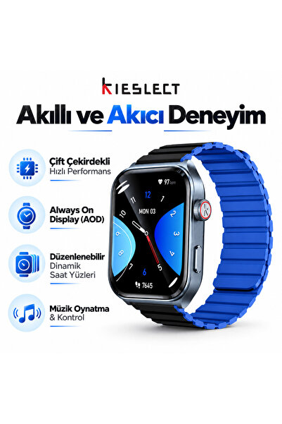 Kieslect ساعة ذكية kieslect ks 2 - أزرق داكن
