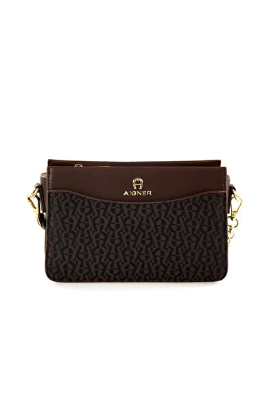Aigner AG New Retro Floral Patchwork Chain Bag Crossbody Bag