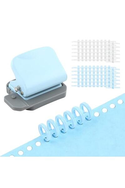 TERRIFI Spiral Binding Machine, Manual Paper Hole Punching Machine, Adjustabl...