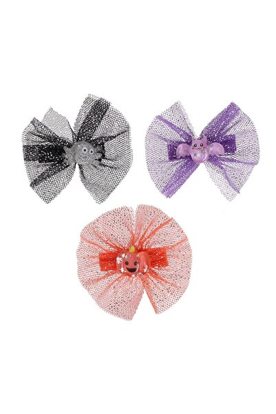 OEM Set Clamite Par Fundite cu Tul Paianjen Dovleac Liliac & Glitter de Hallo...