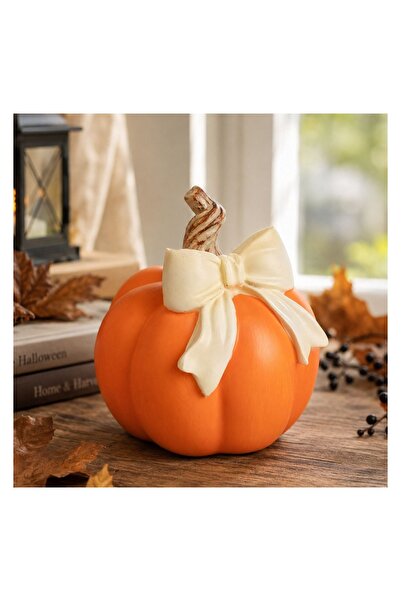 OEM Decoratiune de Toamna Dovleac cu Funda Ø11x15cm – ornament pentru casă, m...