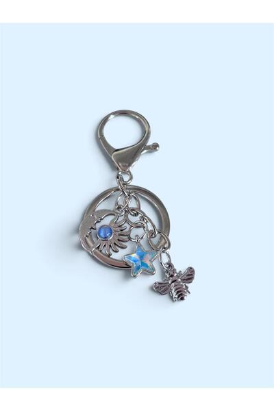 bijoux uniques Μπρελόκ και διακοσμητικό τσάντας με φιγούρες ήλιου, αστεριού κ...