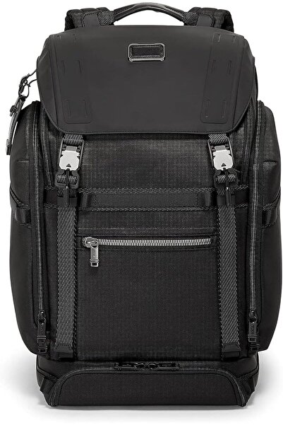 TUMI Alpha Bravo Expedition Flap Backpack, Black