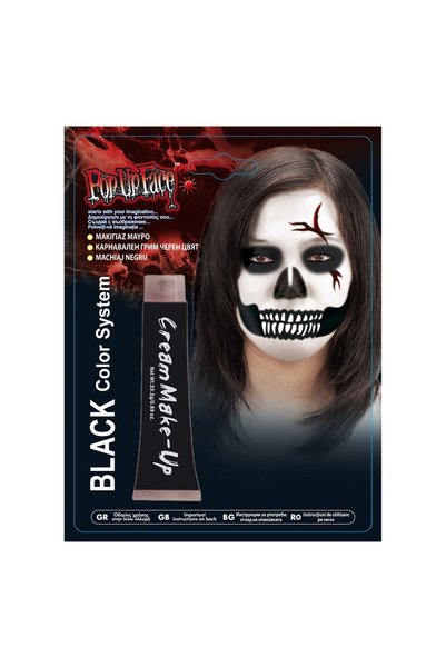 OEM Vopsea Lichida pentru Fata si Corp Neagra - 25g – Machiaj Artistic și Efe...