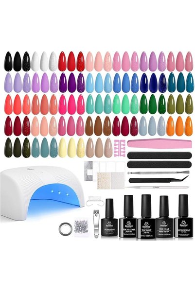 beetles Gel Polish مجموعة طلاء أظافر جيلي بيتلز - طلاء جيلي سحري، طقم عيد الم...