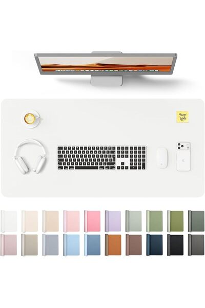 GENERAL YSAGi Leather Office Desk Mat, Mouse Pad Xxxl, Dark Grey, 800x400mm