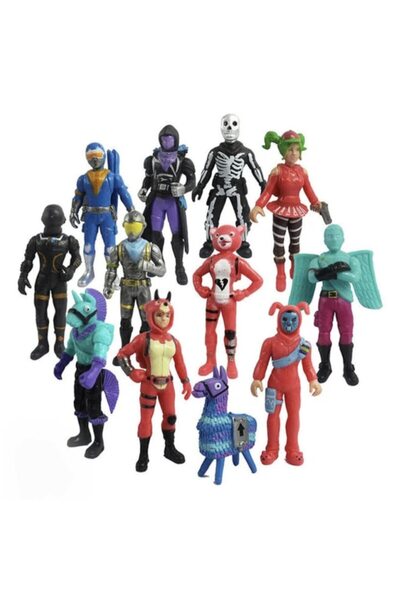 OEM Set 12 Figurine Fortnite, Mbong®, 11-12 cm