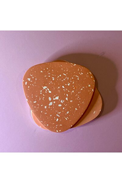 Bloom Terrazzo Coasters Set of 2 - Terracotta
