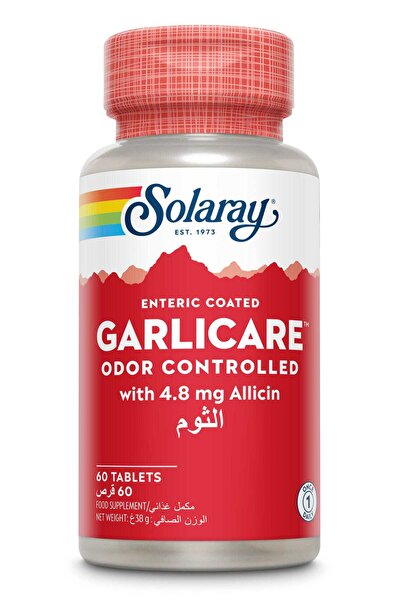 Solaray جارليكير للتحكم في الروائح - 60 قرص