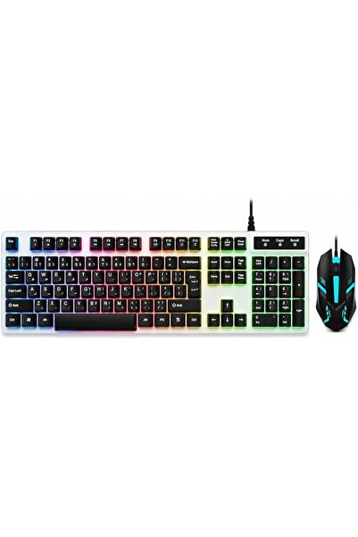 Generic Nestoraa Wired Gaming Keyboard and Mouse Combo, RGB Backlit, USB Plug...