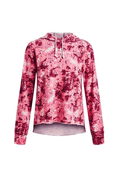 Under Armour Γυναικείο Μακρυμάνικο Φούτερ με Κουκούλα με Τύπωμα Rival Terry XS