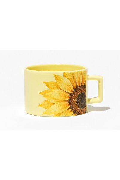 Genel Markalar Mugtory – Sunflower Bloom Ayçiçeği Desenli Hediyelik Seramik Kupa