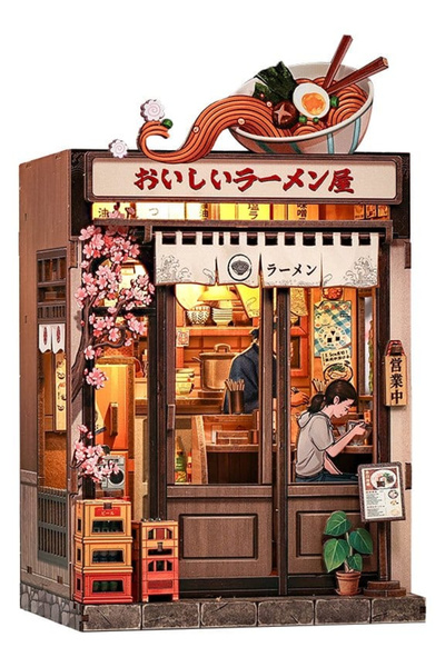 CUTEBEE Oishii Kyoto - Kit DIY Casă Miniaturală cu LED