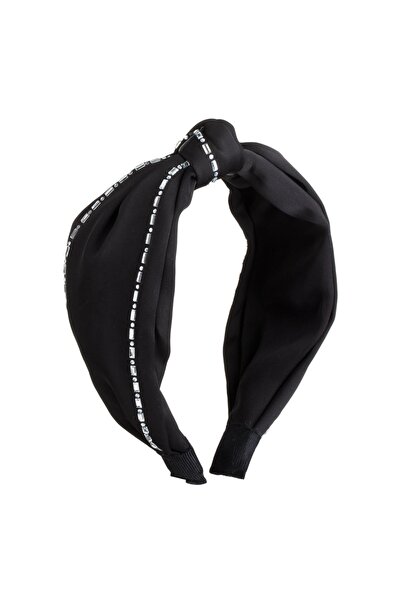DD SHOP Coronita Par Lata Neagra Satinata cu Strass Argintiu & Nod - Bentite ...