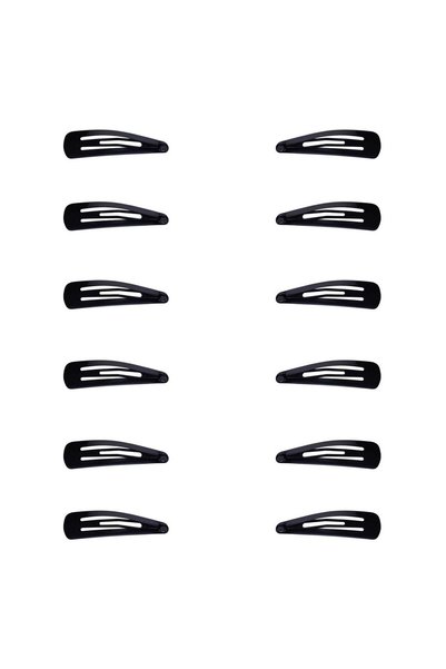 DD SHOP Clame Negre de Par 4.5cm - 12buc - Cosmetice Produse Ingrijire