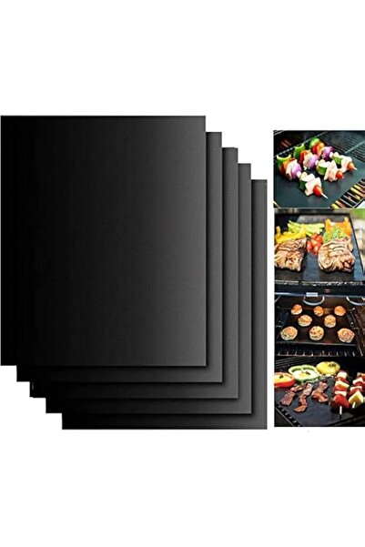 Chaya Grill Mat Set of 5-100% Non-Stick BBQ Grill Mats, Heavy Duty, Reusable,...