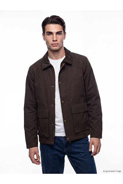LC Waikiki Nevavm with Difference Lcwaikiki Classic Brown Regular Fit Velvet ...