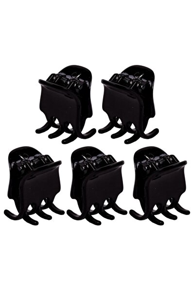 DD SHOP Clama Par Neagra Mata pentru Femei 2.5cm - 5buc - Clame Prins Parul, ...