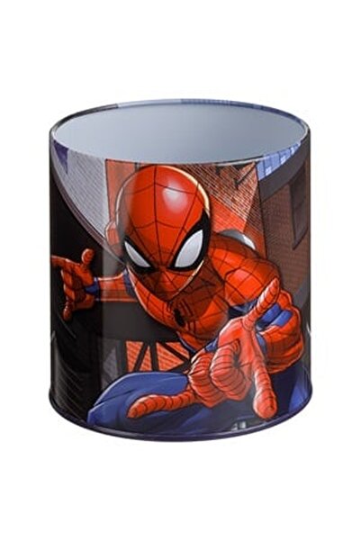 CBD CORAL BEST DEALS Suport metalic pentru pixuri cu model Spiderman Ø10x11cm