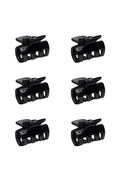 DD SHOP Clame Par Neagra Stralucitoare pentru Femei 3cm - 6buc - Prins Parul,...
