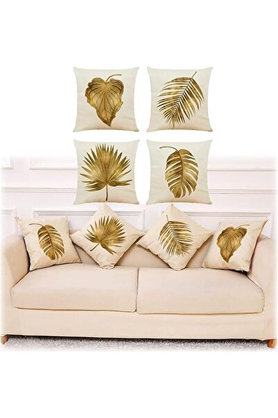 AZONEE Cushion Covers - 4 Pcs 18x18 In Decorative Throw Pillow Covers. Soft P...
