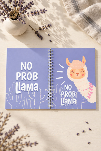 Paytak Moda Lama - No Problama Animal Patterned A5 Spiral Colorful Notebook 4...