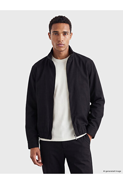 LC Waikiki Lcw Vision Black Regular Fit Stand Collar Men's Jacket with Nevavm...