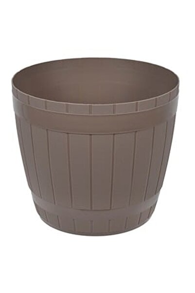 CBD CORAL BEST DEALS Ghiveci de flori din plastic Mocca Ø29.7x25.5cm - 14L