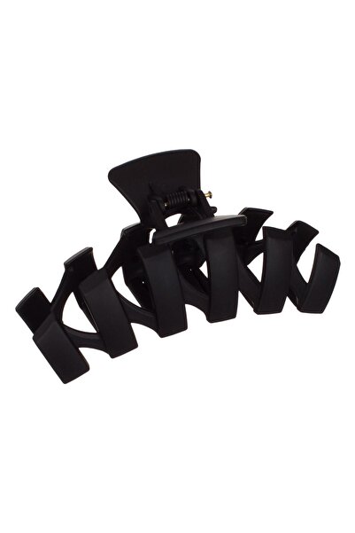 DD SHOP Clama Par Neagra Mata Model Zigzag pentru Femei 11cm - Clame Prins Parul