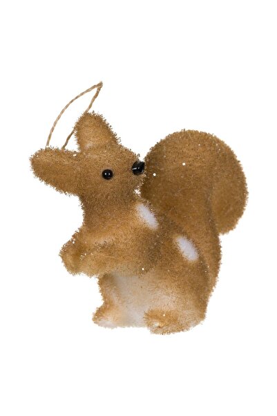 DD SHOP Ornament din Spuma pentru Brad de Craciun Veverita Maro 12cm